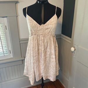 American Eagle Palm Print Dress